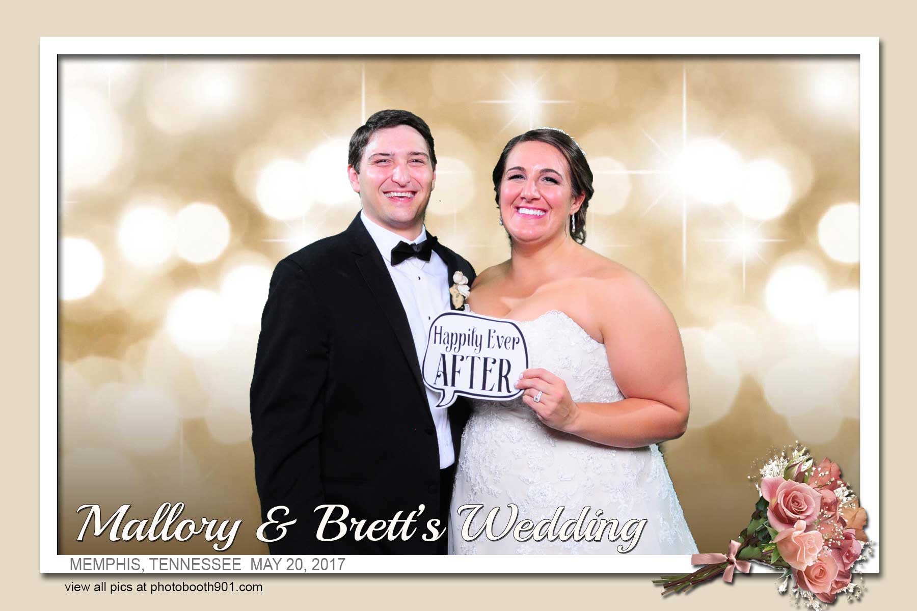 Mallory and Brett's Wedding Photo Booth Memphis