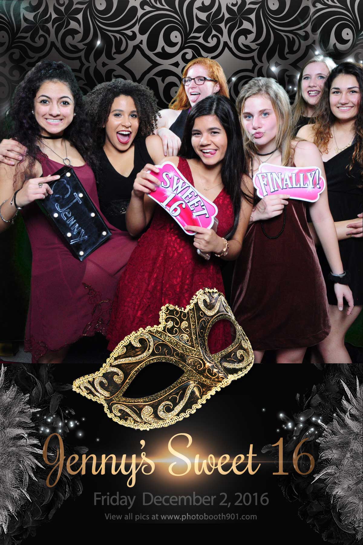 Sweet 16 Photo Booth