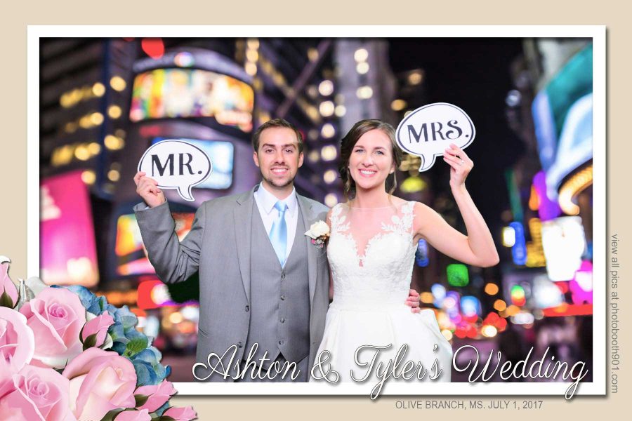 Ashton and Tyler's Wedding Photo Booth Memphis