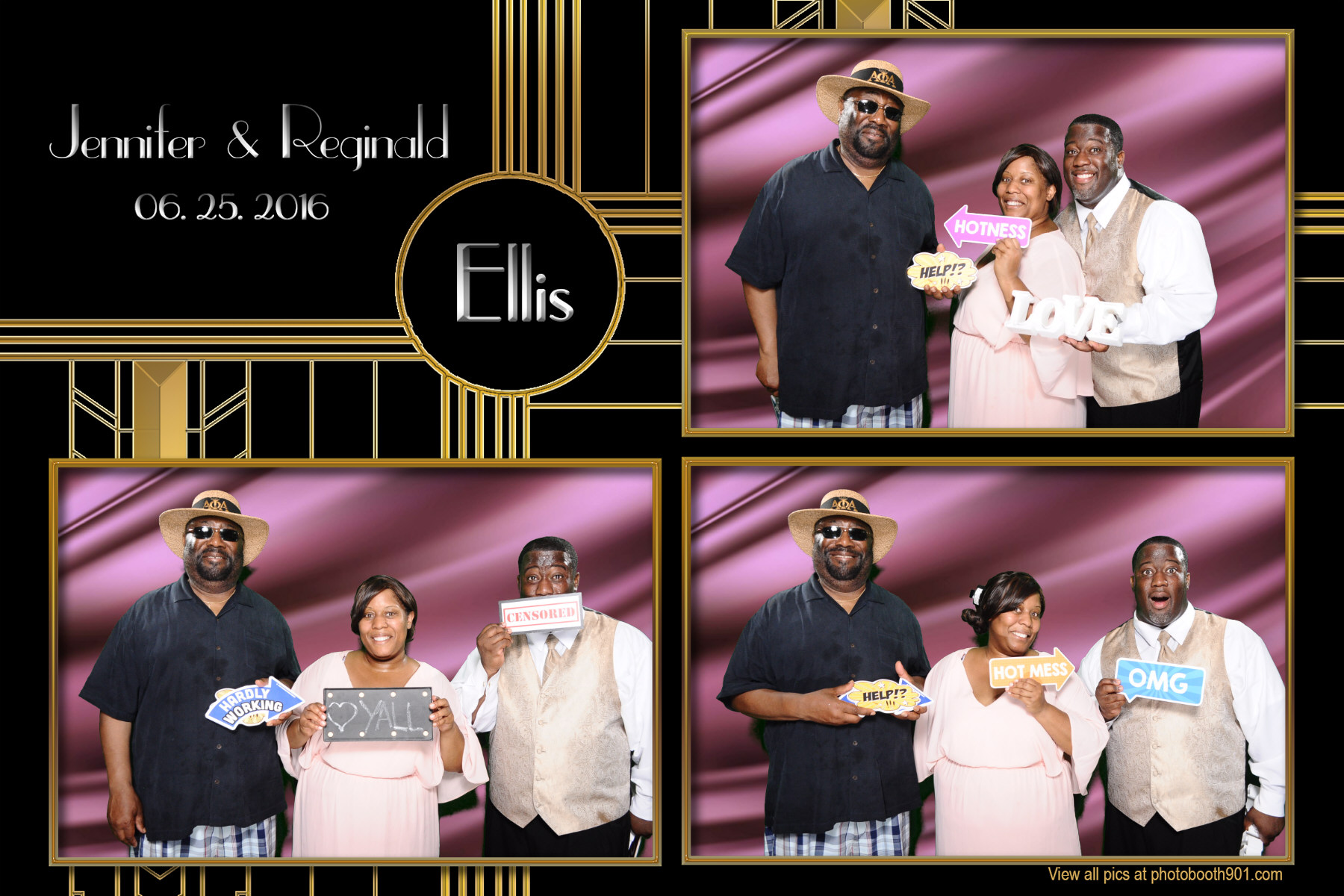 Gatsby Wedding Photo Booth Memphis