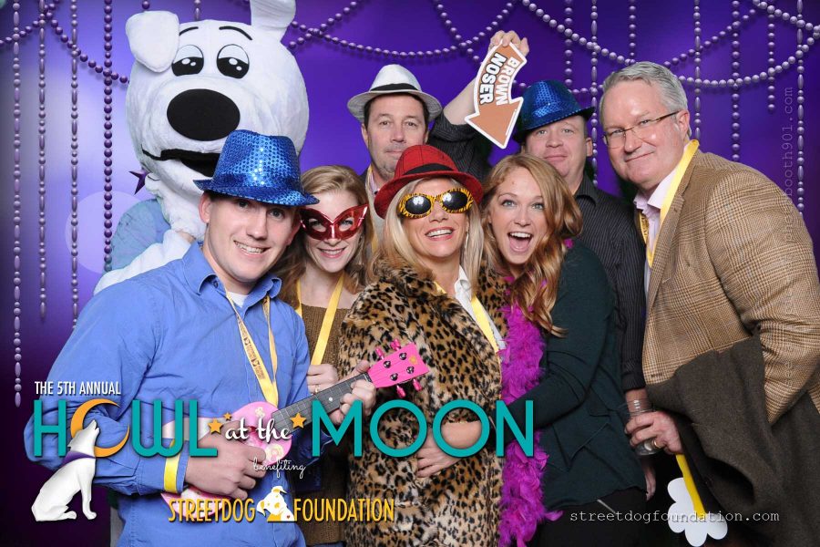 Street Dog Foundation Howl at the Moon Photo Booth