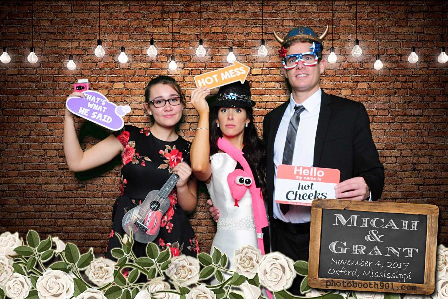 Micah and Grant's Wedding Reception Photo Booth
