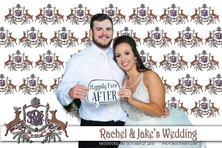 Jake and Rachel's Wedding Reception Photo Booth